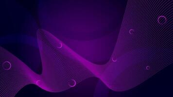 Abstract modern geometric background with dark blue and black tones. The background features smooth, flowing wave. Minimal abstract wavy gradient background vector