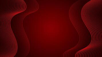 Abstract red waves background,Abstract gradient red wavy lines. The background features smooth, flowing lines creating a sleek, modern texture. Wave background . red background vector