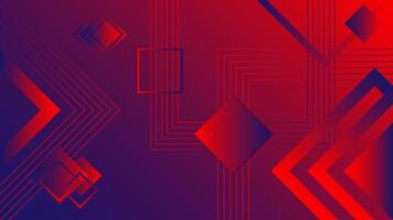 abstract Digital technology background with technology light effect illustration. Abstract tech banner red blue background for innovation future data, internet network, Ai big data, vector