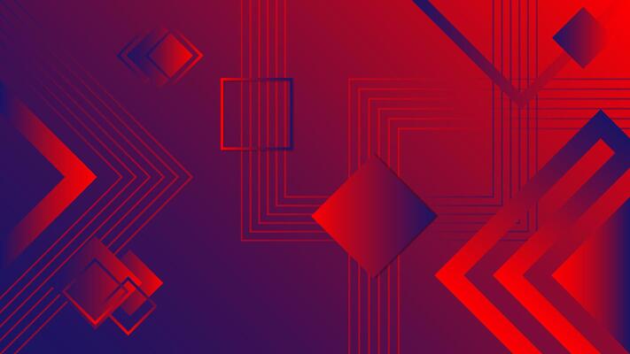 abstract Digital technology background with technology light effect illustration. Abstract tech banner red blue background for innovation future data, internet network, Ai big data,