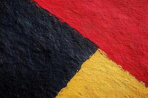 Textured abstract backdrop features bold shades of red, yellow, and black in crayon-like styles with playful patterns, creating a modern, artistic aesthetic perfect for text overlay photo