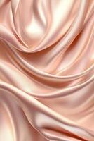 This visual showcases a soft gradient transitioning from dusty rose to champagne beige. The satin-like texture enhances its warmth and elegance, perfect for text overlay applications photo