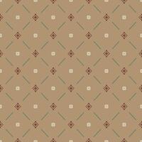 seamless pattern with shapes Monogram On Light Brown Background with Green and Dark Brown. Minimal Classy Repeat decoration for wallpaper backdrop packaging branding luxury elegance with mocha mousse vector