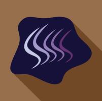 Abstract wavy lines forming a dynamic and flowing composition vector