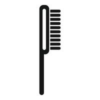 Cleaning toothbrush with ergonomic handle for effective brushing vector