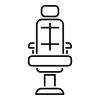 Comfortable swivel chair with armrests and headrest promoting relaxation and productivity vector