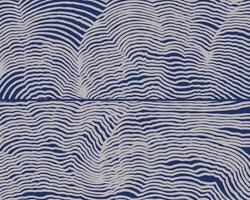 Crafted hand drawn brush line abstract wave pattern, Japanese and Ethnic folk wood carving, engraving, basketry surface textured background, dynamic graphic for textile, fabric, carpet, vector