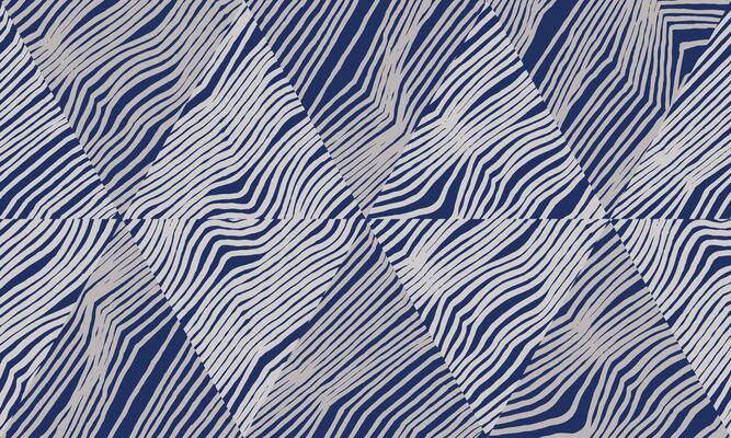Crafted Hand drawn brush line abstract triangle patchwork pattern, Japanese and Ethnic folk wood carving, engraving, basketry surface texture background, simple graphic for textile, carpet