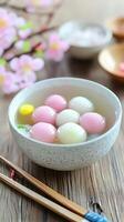Sweet Glutinous Rice Balls - Tangyuan. photo