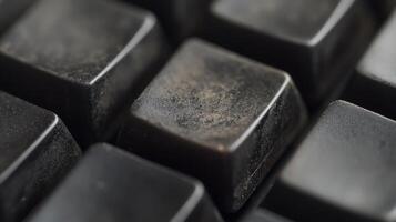 Dusty Keyboard Close-up. photo