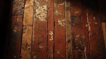 Rustic aged wooden planks with weathered texture in warm tones photo