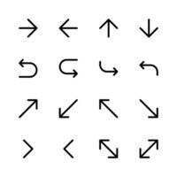 Arrow icon set. Arrow. Arrow set. Icon set. vector