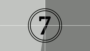 old move countdown circle on a gray background video