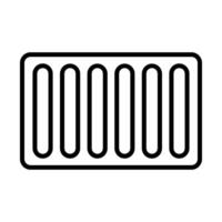 Air Filter Line Icon Design vector