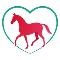 Clean and Simple Horse Icon Logo for Versatile Design vector