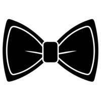 Elegant Bow Silhouette for Digital Artwork vector
