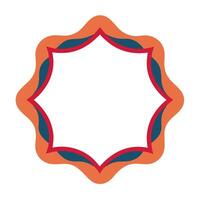 Decorative photo frame for showcasing pictures in a stylish way vector
