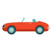 Clean illustration of a car icon with modern design elements. vector