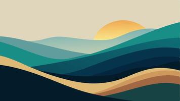 Stylish and Elegant Desaturated Muted Abstract Design for Artistic Presentations vector