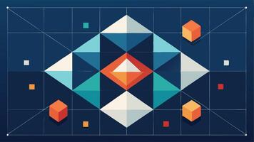Minimal Modular Design Featuring Abstract and Elegant Patterns vector