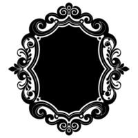 Decorative photo frame design for showcasing pictures in a stylish way vector