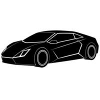 Sleek car icon art perfect for transportation-related projects or digital vector