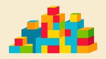 Minimal Modular Design Featuring Abstract Elegant vector