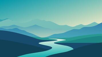 Elegant Desaturated Nature Scene with Subtle Tones vector