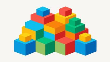 Abstract Modular Design in Minimal and Geometric Style vector