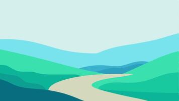 Elegant Desaturated Nature Scene with Subtle vector