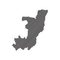 Republic of the Congo Map Element Icon Design vector