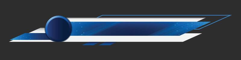 Futuristic design lower third banner. Broadcast news lower third banner template design. Lower third bar template for breaking news. headline title., vector