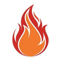 Customizable Fire Icon for Graphic Design vector