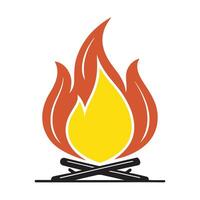 Fire Icon Design Collection for Digital Projects vector