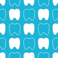 Minimalistic background with teeth. Seamless pattern. vector