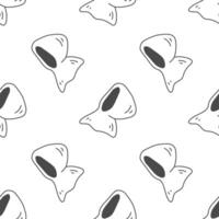 Medieval Monk Seamless Pattern vector