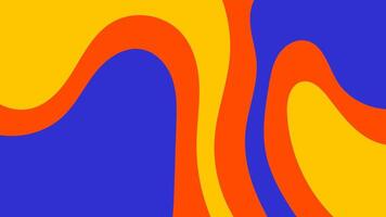 Vibrant Abstract Background with Curvy Shapes vector