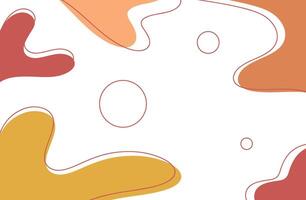abstract background with spots and curves. vector