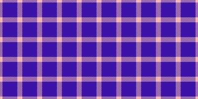 Filigree pattern background, classy check fabric plaid. Graphical tartan texture seamless textile in light and indigo colors. vector