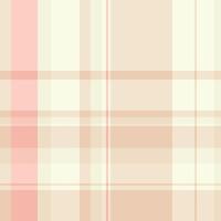 Elegant pastel plaid pattern in soft pinks and creams. Ideal for textile design, website backgrounds, stationery, or scrapbooking projects. vector
