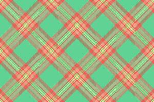 Overlay seamless tartan, manufacture background plaid pattern. Various texture check fabric textile in red and green colors. vector