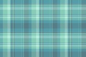Seamless teal and mint green plaid pattern. Perfect for textile design, apparel, or website backgrounds. Subtle texture adds visual interest. Versatile and stylish design. vector