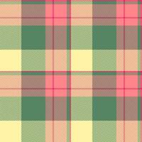 Simplicity tartan fabric seamless, pajamas texture check. Costume pattern background textile plaid in green and yellow colors. vector