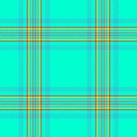 Ethnicity plaid tartan check, website texture seamless textile. American pattern fabric background in bright and cyan colors. vector