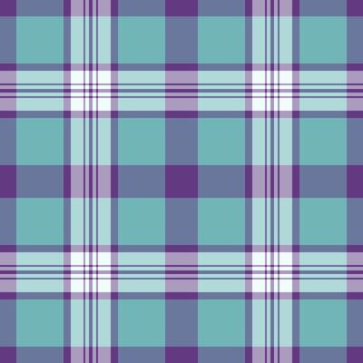 Fur background textile , 60s check fabric tartan. Nyc pattern texture seamless plaid in blue and light colors.