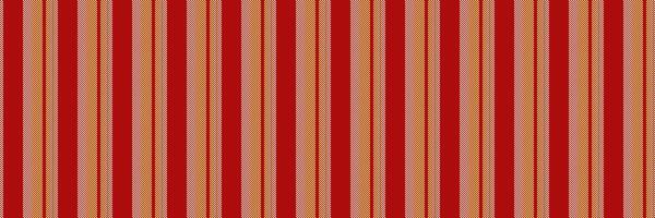 Teb texture stripe textile, simple fabric seamless lines. Wextile background vertical pattern in red and lime colors. vector