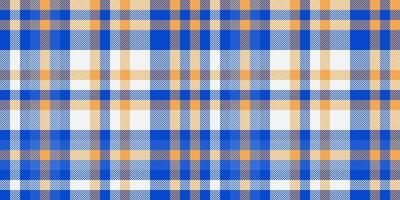 Argyle fabric pattern plaid, stitched background seamless tartan. Platform textile texture check in blue and white colors. vector