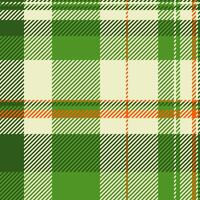 India textile pattern fabric, glamour tartan texture background. Vogue seamless plaid check in green and light colors. vector