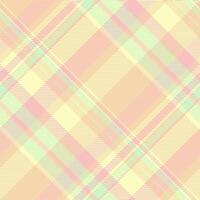 Mosaic fabric seamless, christmas textile texture tartan. Genuine pattern plaid check background in light color. vector