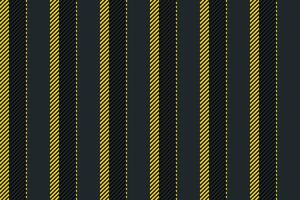 Simple vertical lines fabric, rich texture pattern stripe. Classic background textile seamless in dark and black colors. vector